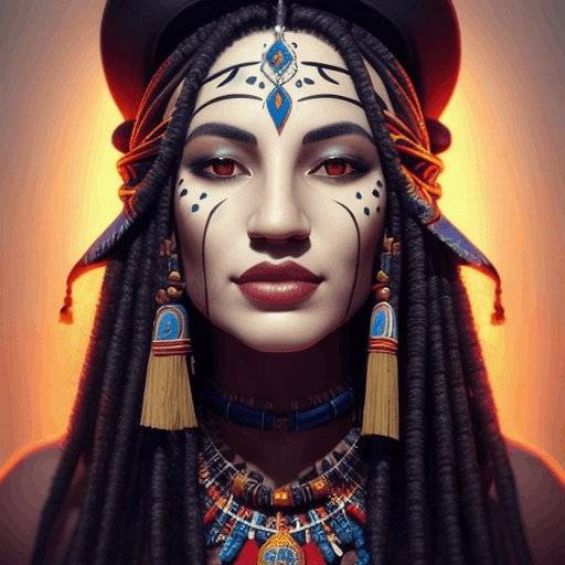 Anime profile picture like Bruja Tribal for female