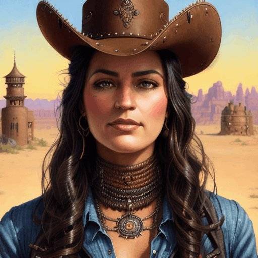 Historical profile picture in the style of Pistolera for female